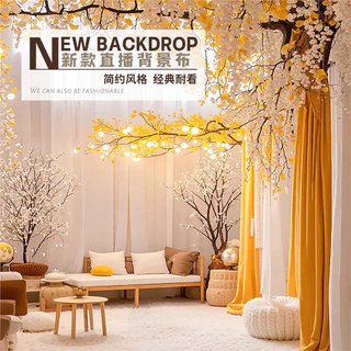 Influencer ผ้าพื้นหลังสดเรียบง่ายอเนกประสงค์อบอุ่นสามมิติความละเอียดสูง High-End Home Customization การถ่ายภาพการถ่ายภาพ Tapestry
