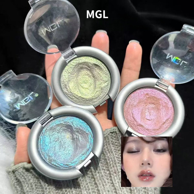 MGL Eyeshadow Palette Eyeshadow Single Color Highlighter Shimmering Smoky Chunky Glitter