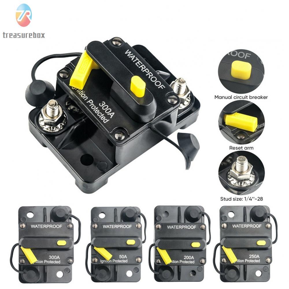 TRSBX❤️Circuit Breaker 12V-48V Detection Equipment Fuse Reset Manual Reset Switch