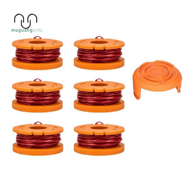 [ลดราคา M5]Trimmer Spools Cover Set Suit for Tutter WA0010 Spool WA6531 Line Cover Tool Parts