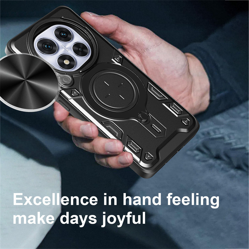 สไลด์กล้องเลนส์ปลอกสําหรับRedmiหมายเหตุ15 14 Pro + Plus Note15 ProPlus 5G 4Gกันกระแทกเคสโทรศัพท์เกราะแหวนปลอกวงเล็บStent Pushกล้องเลนส์ป้องกันฮาร์ดปกหลัง - รูปที่ 3