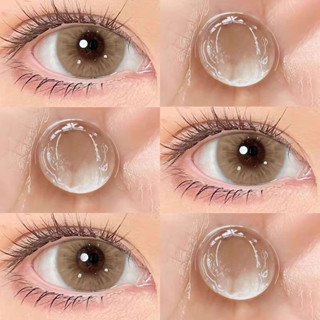 (COD)คอนแทคเลนส์สีน้ำตาลอ่อนธรรมชาติ นิยมใช้ในคอนแทคเลนส์สีน…