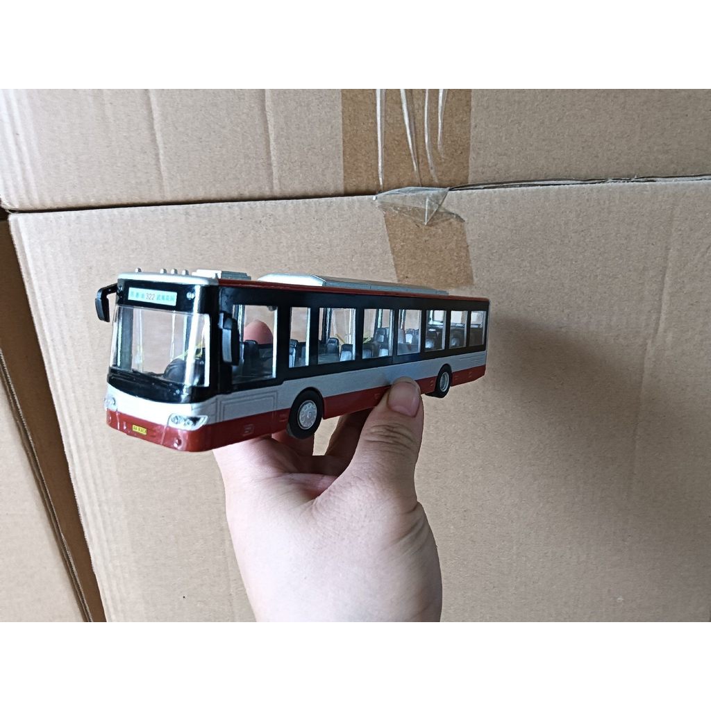1/43 Beijing Bus รุ่น 322-Channel License Plate Kei a b3858 Route Sihui Stand to Wuyi Garden Simulat