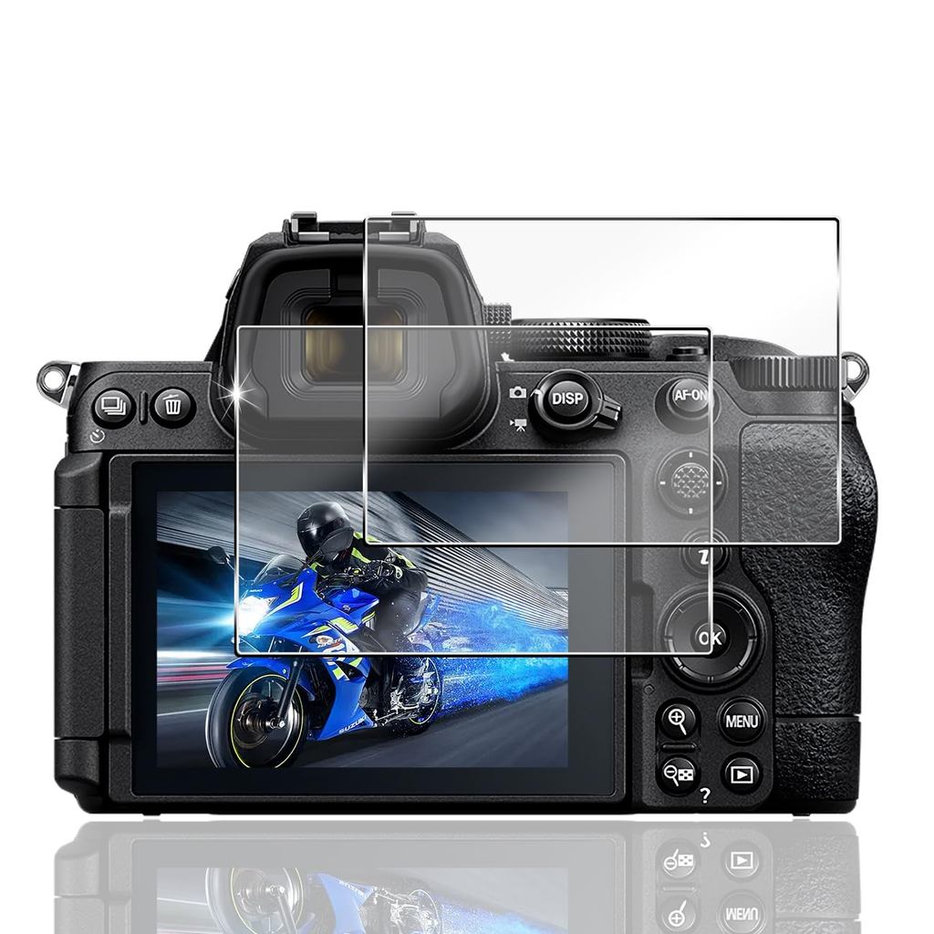 ฟิล์มกันรอยหน้าจอแบบกระจกนิรภัย FAMROLLS สำหรับกล้อง Nikon Z5II, Z6III, Z5, Z6, Z6II, Z7, Z7II ชุดละ