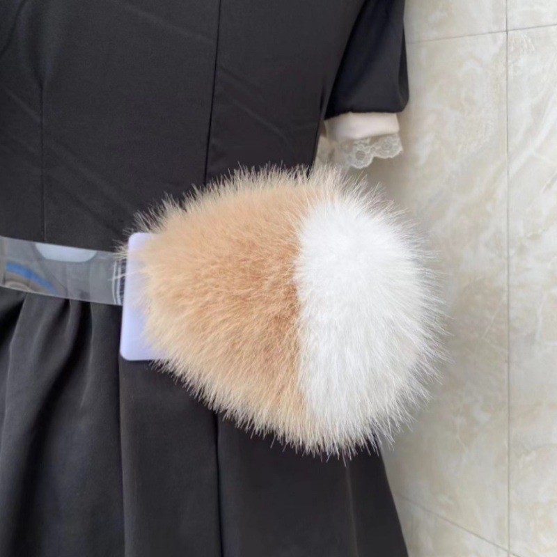 Magnetic Voice Control หางกระต่ายไฟฟ้า [Listening to Speak Movable Model] นิทรรศการการ์ตูน Movable Rabbit Performance Props Tail