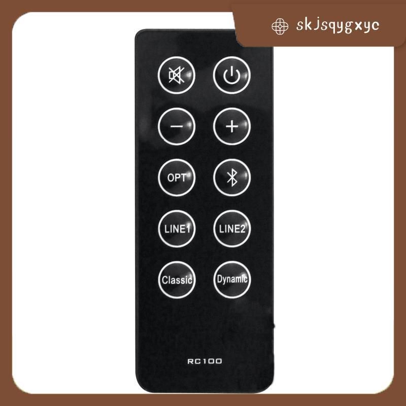 skjsqygxycplace RC10D RC100 รีโมทคอนโทรลสําหรับ R2000DB Soundbar ขับเคลื่อนบลูทูธชั้นวางหนังสือลําโพ
