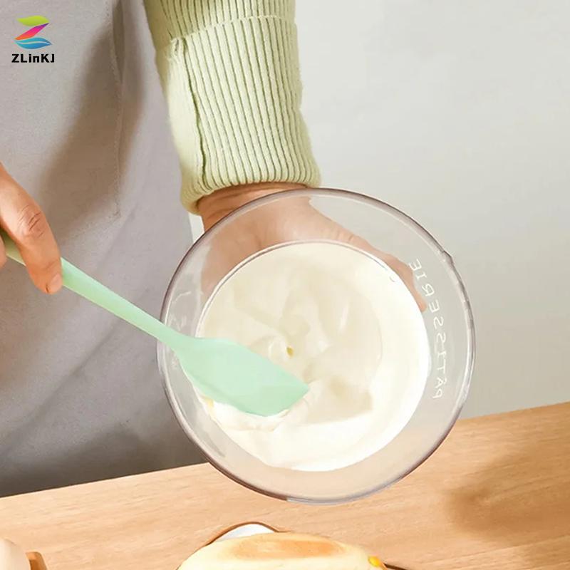 ZLinKJ ซิลิโคนครีมไม้พายทนความร้อน Non-Sti ไม้พายที่สมบูรณ์แบบสําหรับทําอาหารเบเกอรี่และกวนเครื่องมือครัวเกรดอาหารใหม่ - รูปที่ 7