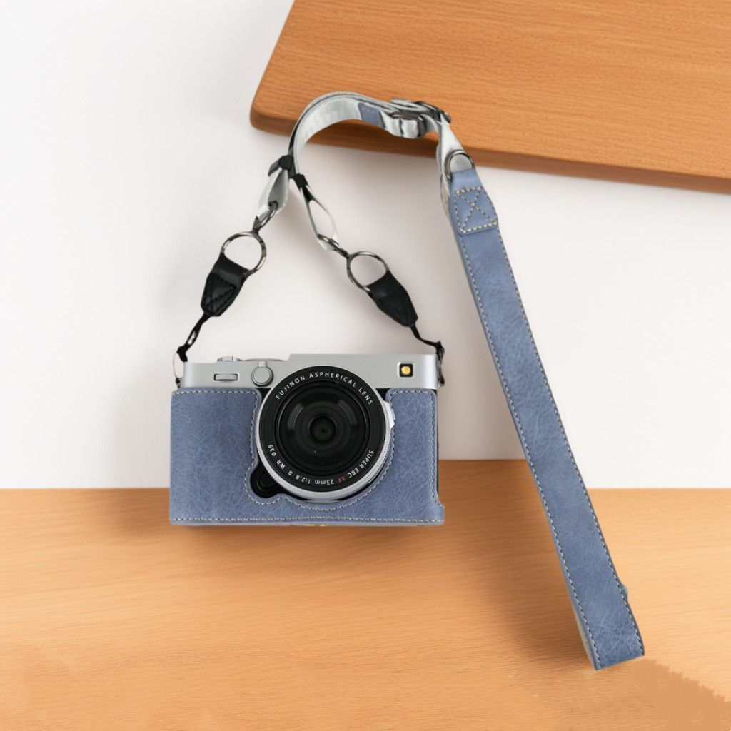 New Product#Fuji XE5Protective Sleeve X-E5Camera Bag xt50Leather Case xt30Second generation half-pac