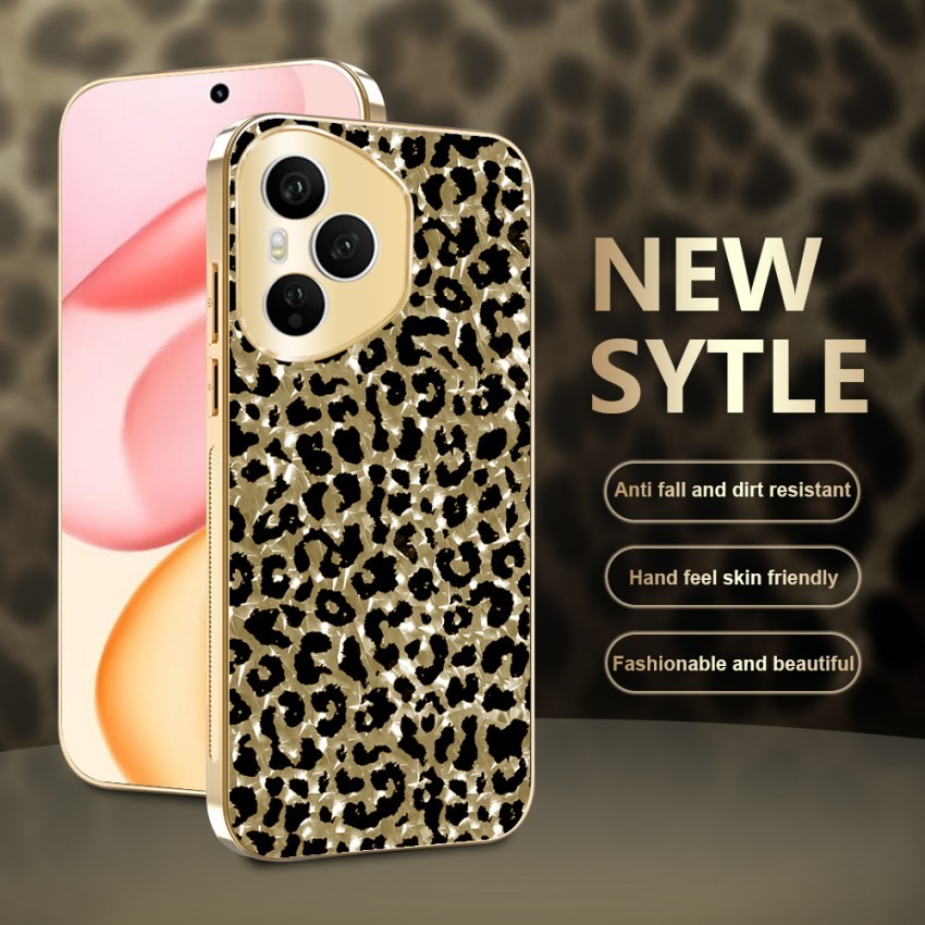 Luxury Gold Glitterเพชรเสือดาวพิมพ์สําหรับHuawei Nova 15 14 13 12 11 Honor X7D X9B X9C X9D Win RT 50