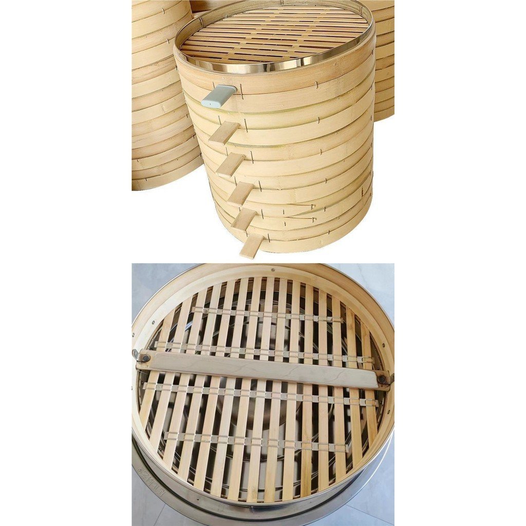 ครัวเรือน Steamer Steamer Steamer ไม้ไผ่ทําไม้ไผ่ Steamer Anqing นึ่ง Bun Steamer Jiangzhen Steamer 
