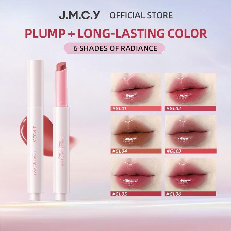 JMCY กลั่นปากแมทต์เนื้อครีม ปลายพู่กัน สีสดใส ติดทน บำรุงริมฝีปาก และน้ำหนักเบา