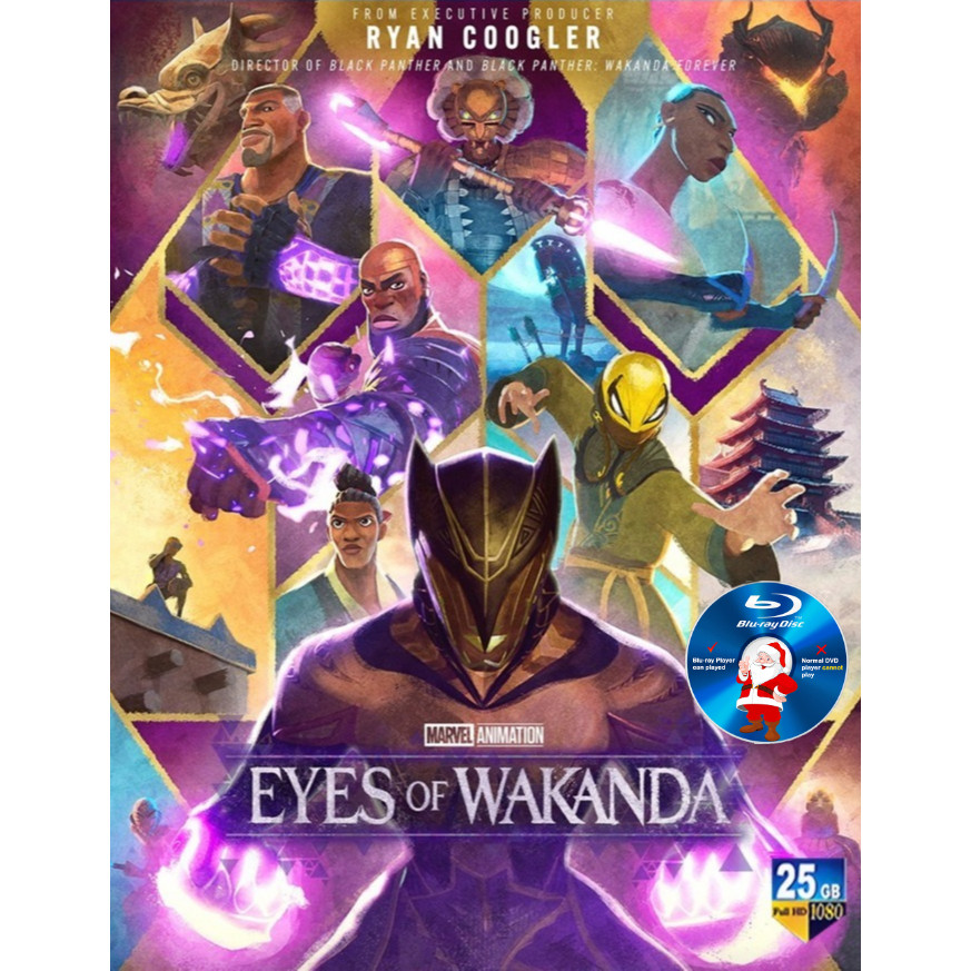 ANIME-BLURAY ANIMATION SERIES Eyes of Wakanda (2025) 4EP 1DISC