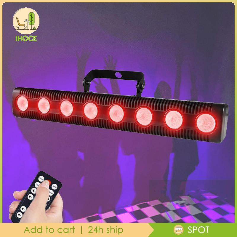 [Ihoce] แถบไฟ LED 8 LED Rgbw แถบไฟล้างผนังสําหรับงานแต่งงานฮาโลวีน