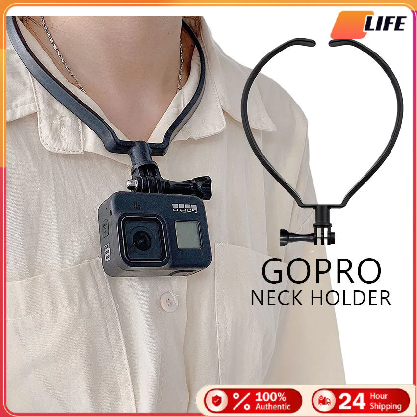 รองรับCOD！ขายึดคล้องคอ สำหรับกล้องNeck Camera Holder Mount for GoPro Hero 11/10/9/8/7/6/5/4
