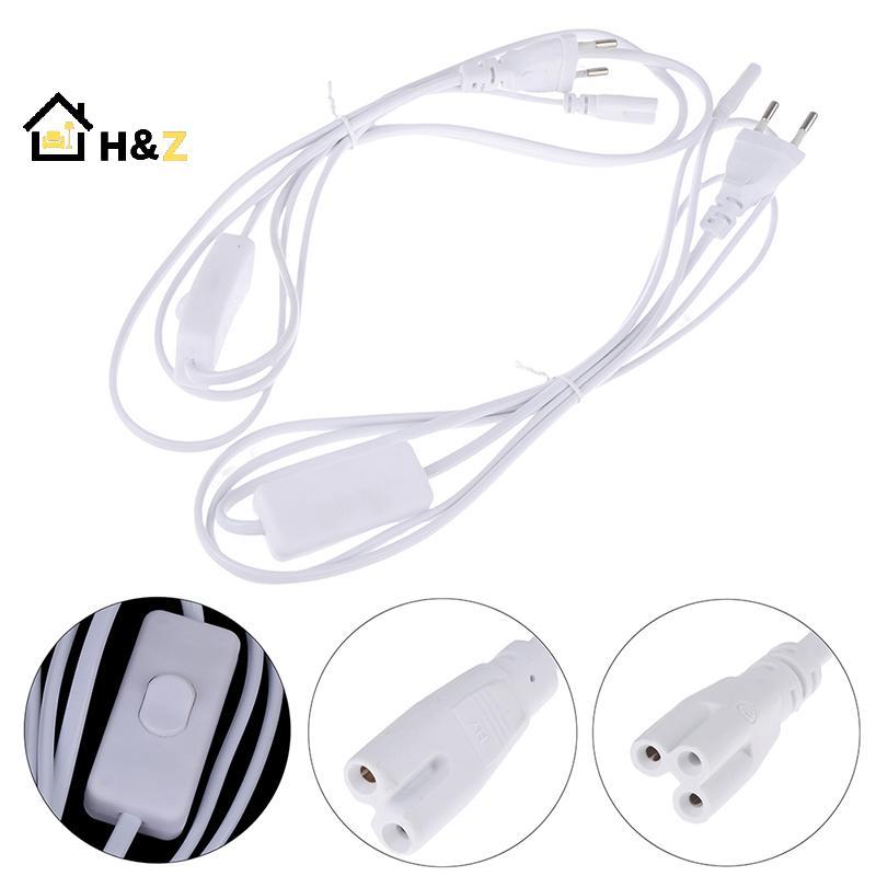 Kaleidoscope 1.8m สายไฟ EU ปลั๊กสําหรับ T5 LED Tube T8 การเชื่อมต่อสายไฟชาร์จ