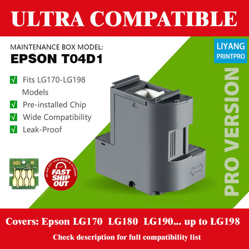 เปลี่ยนกล่องบำรุงรักษา T04D1 สำหรับอีปสันรุ่น L6190 L6290 L6170 L6260 L6270 L11050 L14150 M1140 M214