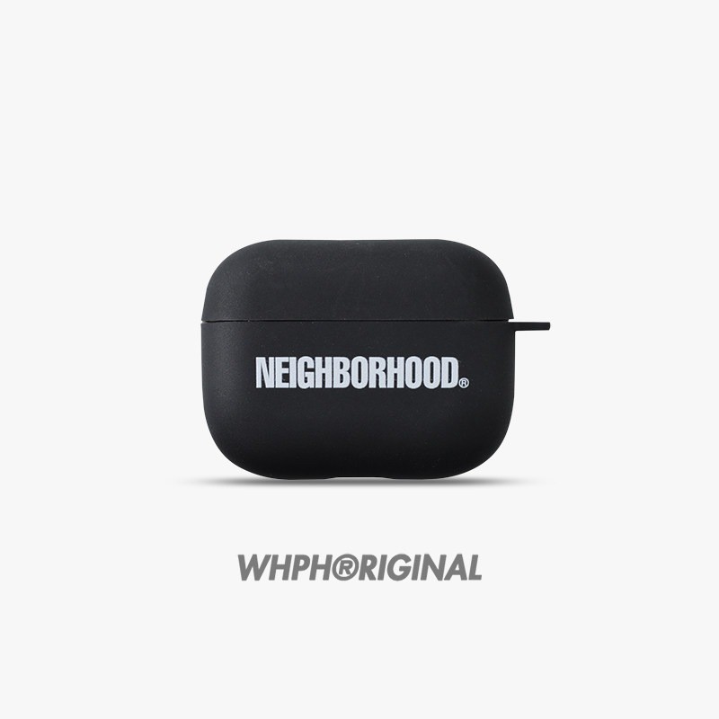 Street Wear Black Airpods Pro2 เคสป้องกัน Frosted Simple Dark Series อินเทรนด์ Apple 3rd Generation 