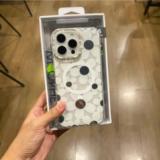 MOOPHE เคส แม่เหล็ก ชาร์ได้ สำหรับ iPhone 17 Air 17Proamx 17Pro 13 14 15 16 PRO MAX Plus 16PROMAX 17Air เคสดอกไม้