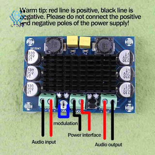 COD DUAL-CHANNEL STEREO HIGH POWER DIGITAL AUDIO POWER AMPLIFIER BOARD 2*120W XH-M543 DIY AMPLIFICADOR