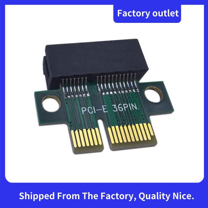 PCI-E 1X Riser การ์ดอะแดปเตอร์ชายหญิงขยายการ์ดอะแดปเตอร์สําหรับคอมพิวเตอร์เซิร์ฟเวอร์ PCI-E 1X การป้
