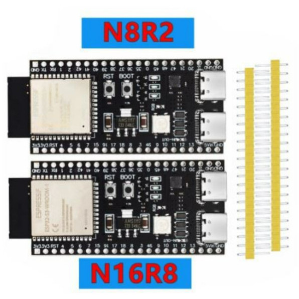 ESP32-S3 N8R2 N8R8 N16R8 ESP32-S3-DevKitC-1 type-C ESP32-S3-WROOM PSRAM