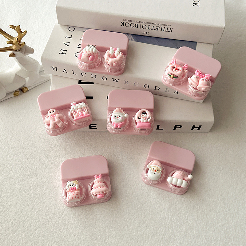 2025 กล่องใส่คอนแทคเลนส์ ABS ลิ้นชักแบบพกพา Companion Box Travel กล่องเครื่องสําอาง กล่องเก็บของ CT-