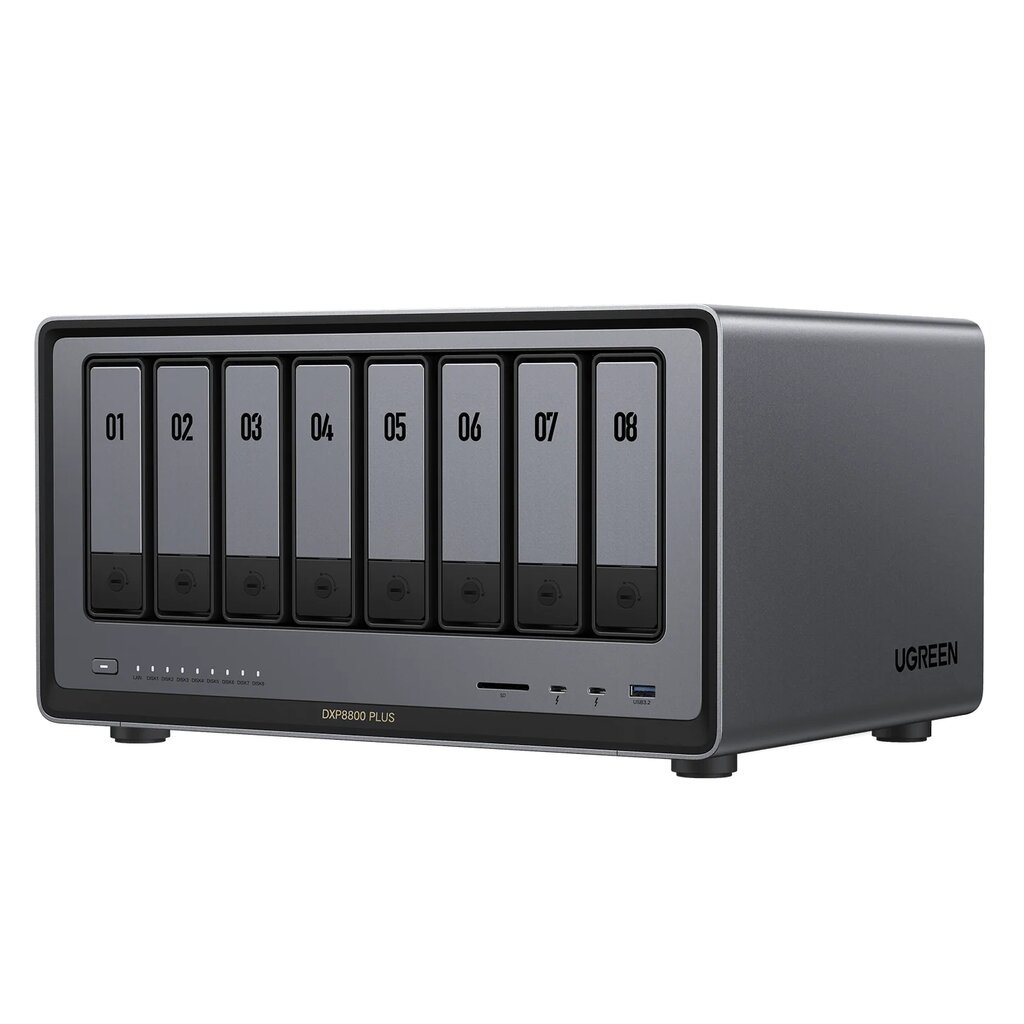 UGREEN NASync DXP8800 Plus (8-Bay Dual 10GbE NAS) ประกันไทย 3 ปี (ไม่รวม HDD)