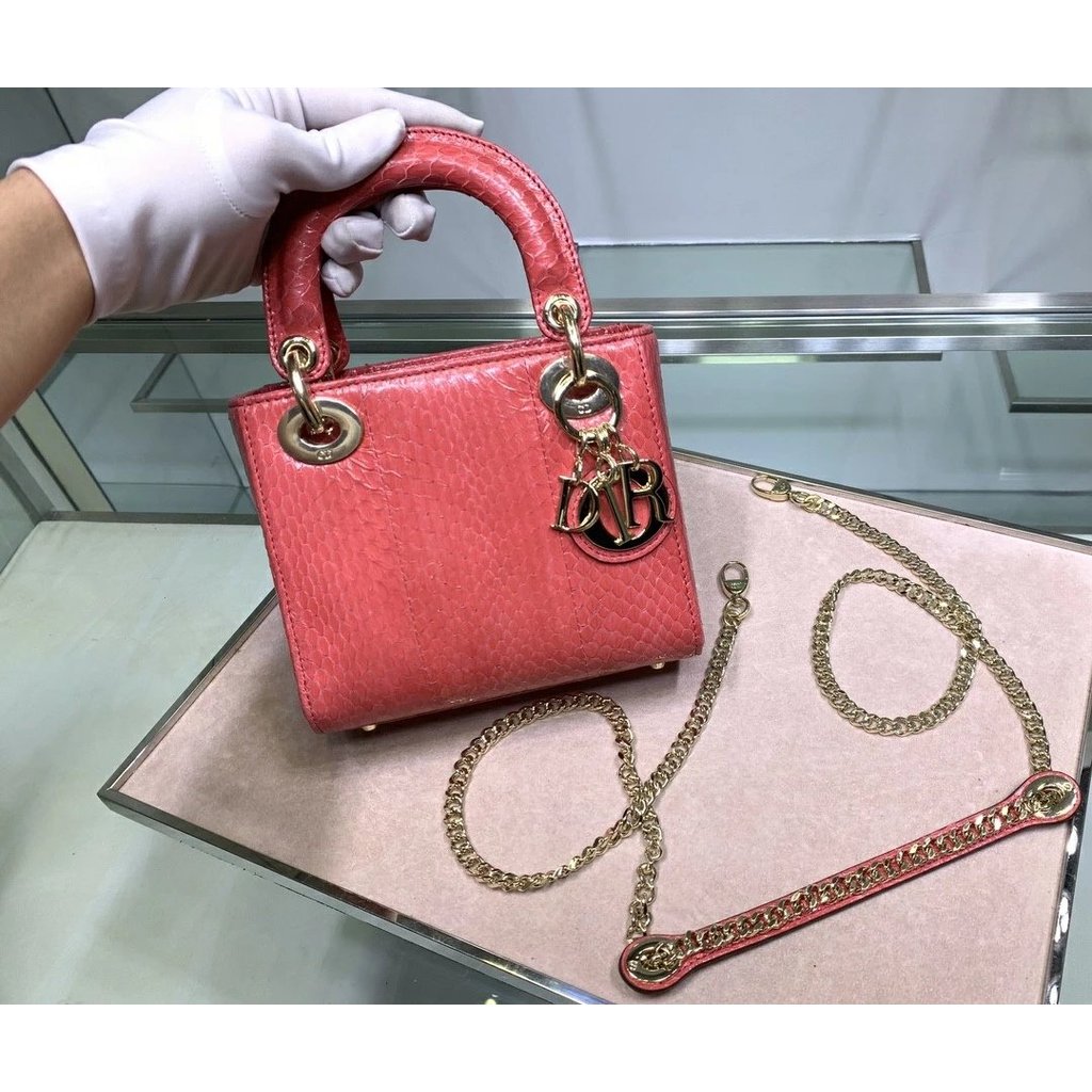 DIOR Lady Water Snake Series - หนังสัตว์ที่มีความสวยงามและละเอียด