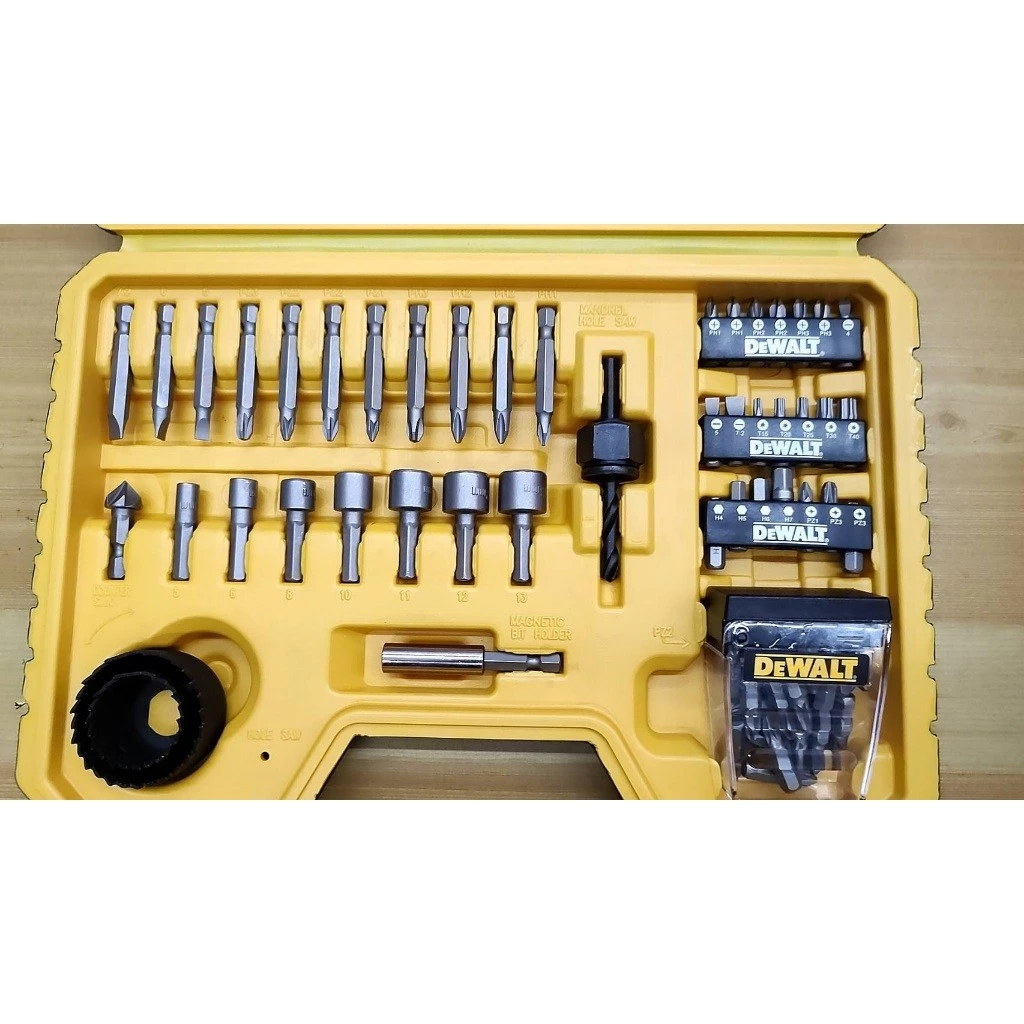DEWALT ชุดรวมดอกสว่านและดอกขัน 100 ชิ้น รุ่น DT71563-QZ ชุดดอกไขควง+ดอกสว่าน ไขควง ดอกสว่าน thumbnail 6