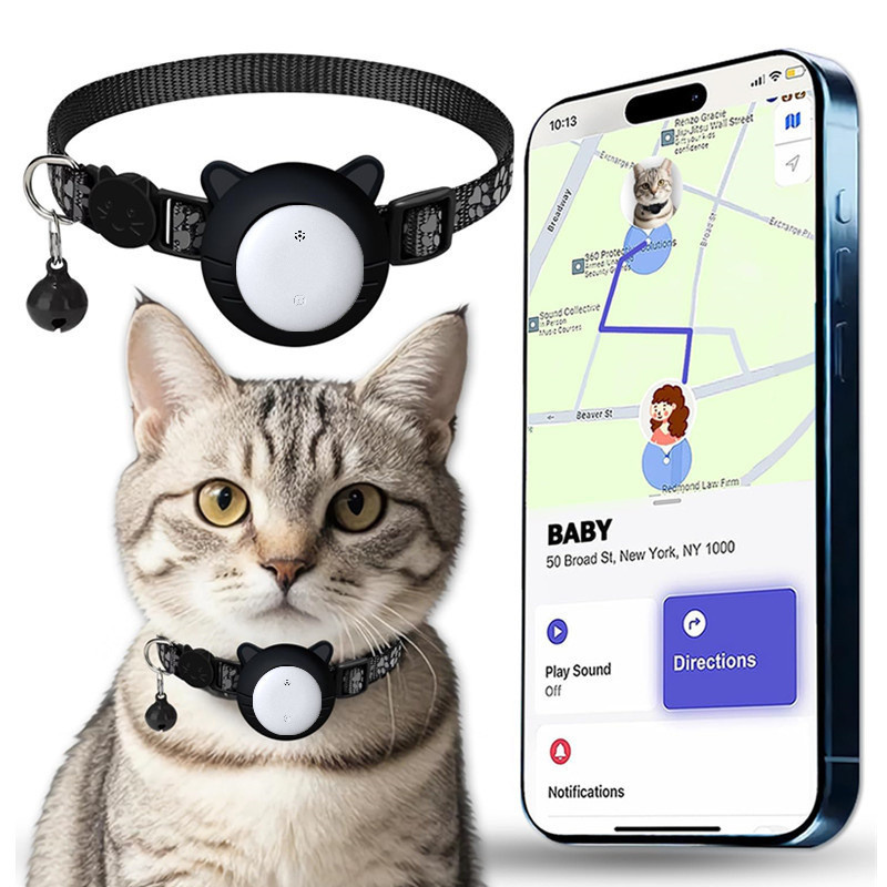 ปลอกคอแมว ปลอกคอสุนัข GPS ปลอกคอสมาร์ท โทรศัพท์ดูสถานที่แบบเรียลไทม์ สำหรับ Android, ระบบ IOS