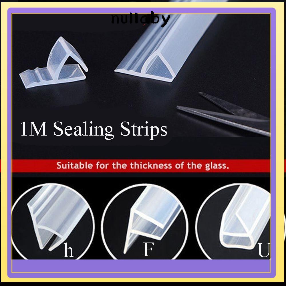 NULLABY 1M 6-12mm FU h Shape Seal Strip ยางซิลิโคน Home & Living Home Improvement Window Seal
