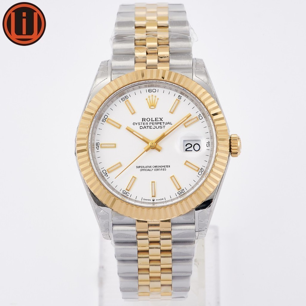 WatchINNSwiss คุณภาพสูง Rolexs Datejust Two Tone 18K 904L Steel Yellow Gold 41mm 3235 Clone Move