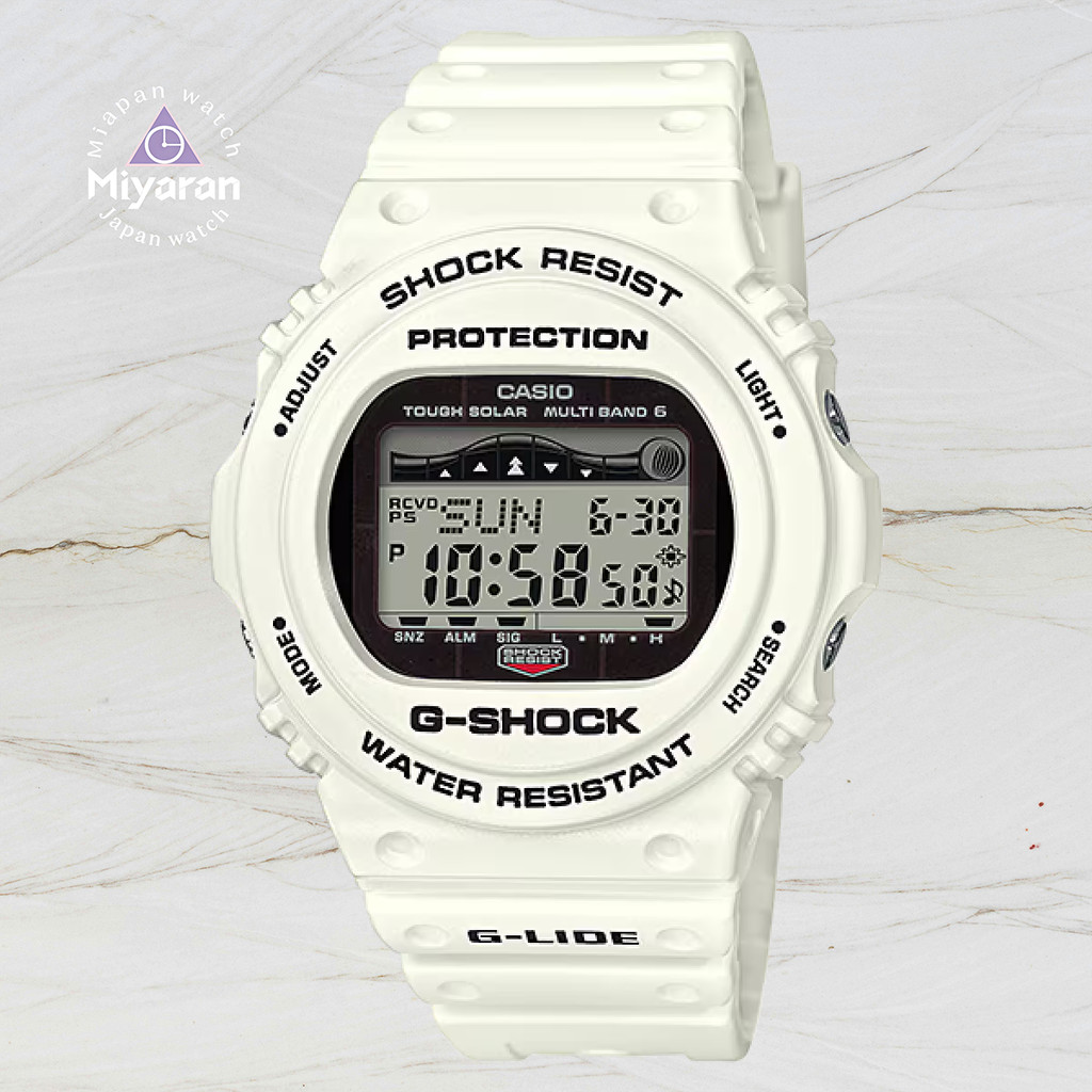 Casio G-SHOCK GWX-5700CS-7 GWX-5700CS-7JF นาฬิกาข้อมือชาย Multi Band 6 ทนต่อแรงกระแทก 20BAR กระจกอนิ