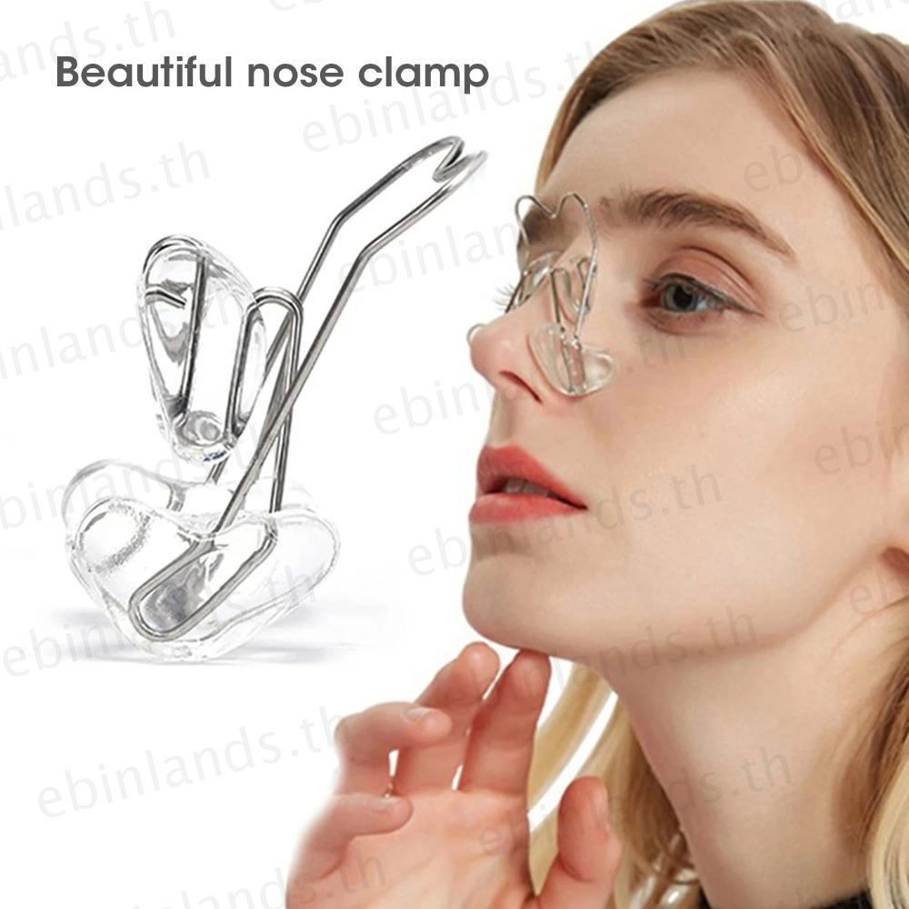 EBINLANDS Nose Up Shaper, Shaping Orthotics Nose Slimming Massage, Transparent Straightening Nose Co
