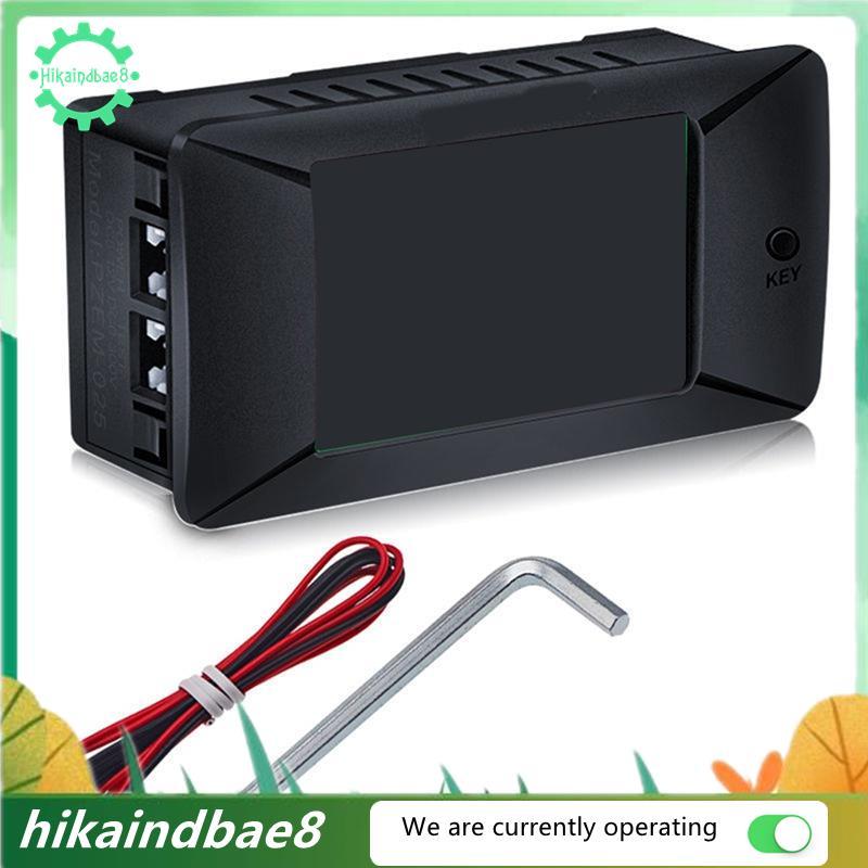 [hIkAi] DC5-12V 100A Shunt Bulit-inDC Digital Battery Tester Two-Way Ammeter Voltmeter Power Watt Me