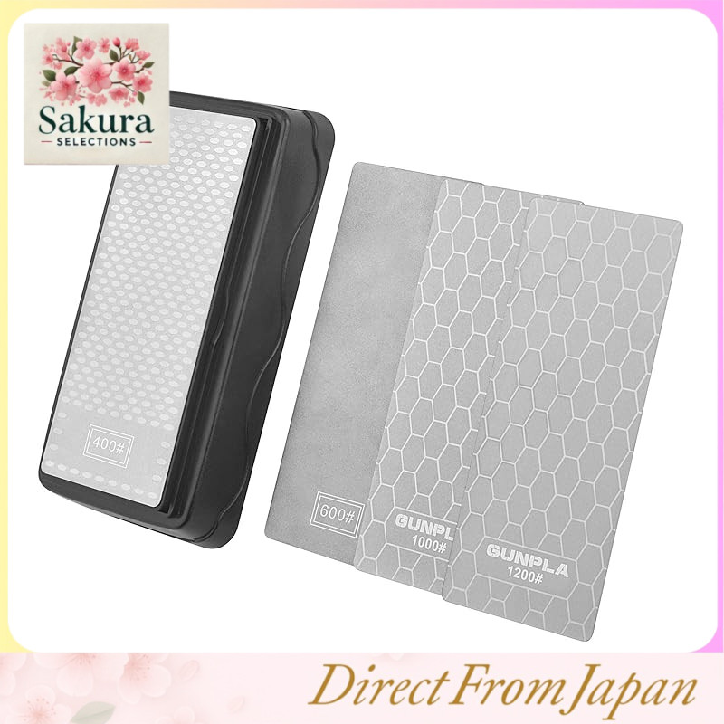 Gunpla Whetstone Knife Sharpening Stone 400 600 1000 1200 Flattening Diamond Sharpening Stone Househ