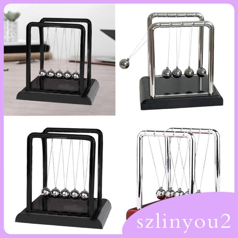 [szlinyou2] Newton Cradle Pendulum Balls แกว่งของเล่นเพื่อการศึกษาสําหรับเด็กสําหรับเดสก์ท็อป