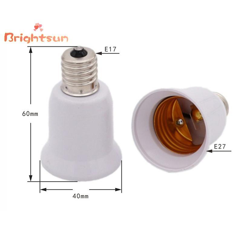 [BT-t] E17 Lamp Soet E17 ถึง E27 LED หลอดฮาโลเจน CFL หลอดไฟอะแดปเตอร์ใหม่