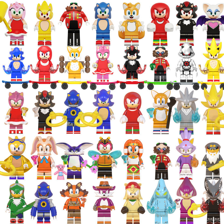 Sonic The Hedgehog Action Figure Shadow Amy Rose Dr Eggman Rouge The Bat Sonic Teirusu Super Sonic N