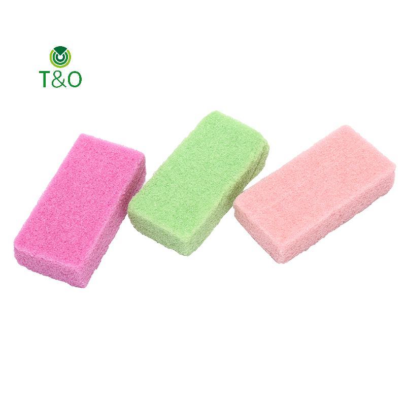 T&O หินภูเขาไฟฟองน้ํา Exfoliate Foot Care ลบ Hard Dead Skin Feet Rasp