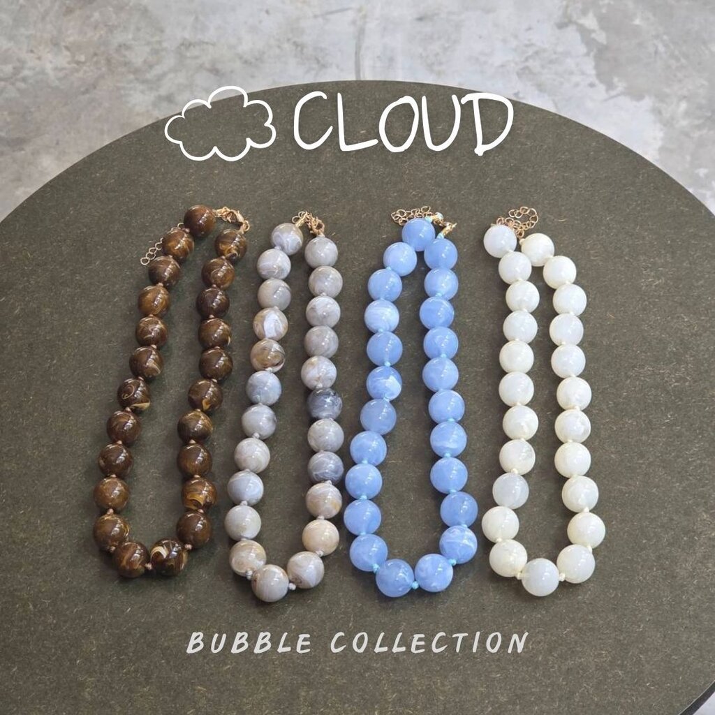 WELRY.acc พร้อมส่ง สร้อยคอเม็ดกลม รุ่น Bubble
