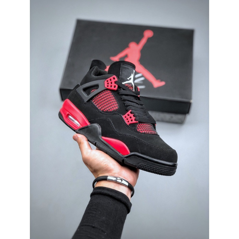 Ew Air Jordan AJ4 Retro AJ4 รองเท้าบาสเก็ตบอลสําหรับบุรุษและสตรี