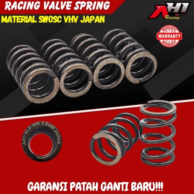 AH1 SPRING วาล์ว ALL TYPE MOTORCYCLE MIO JUPITER VARIO PCX SUPRA MXKING VIXION NMAX AEROX KARISMA R15 SATRIA FU GSX 150R MX KING ETC - SPRING VALVE SWOSC VHV JAPAN ORIGINAL MATERIAL ONE | แข่ง ORCA
