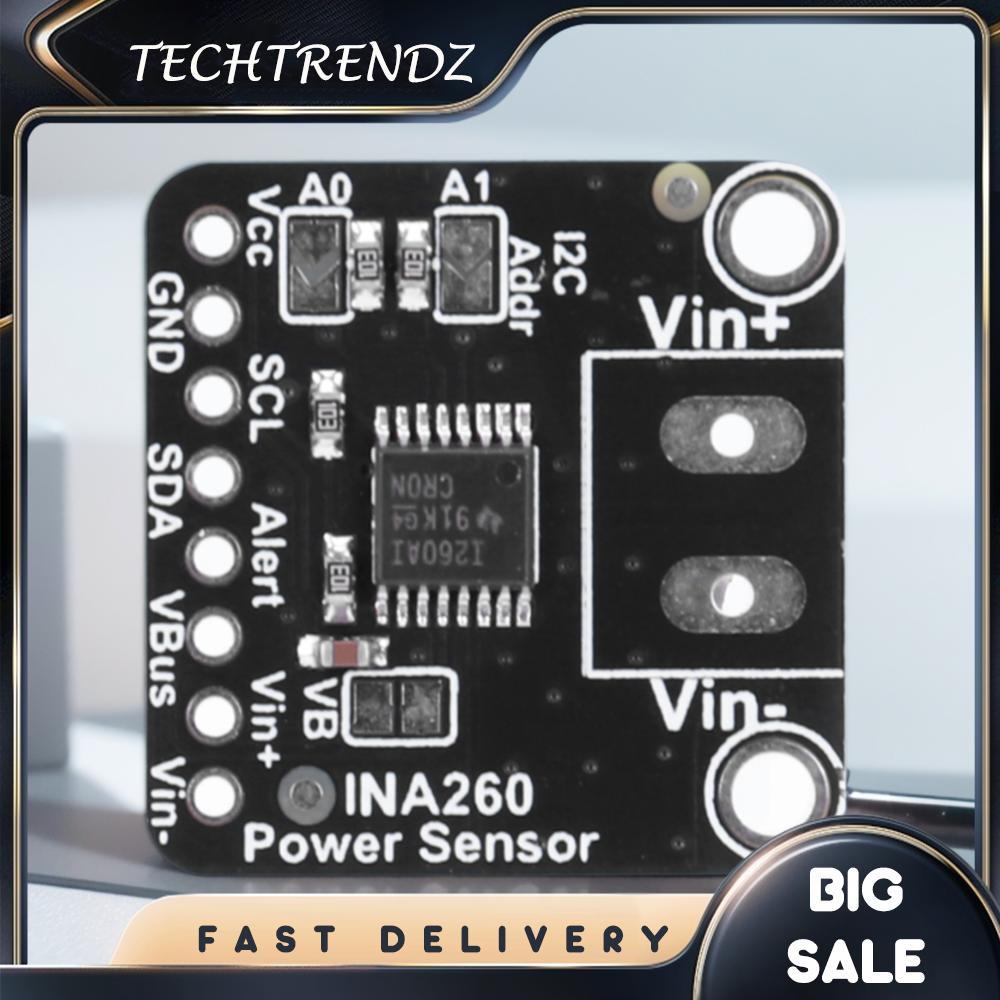 INA260 โมดูลเซนเซอร์ตรวจจับ I2C อินเทอร์เฟซสูงหรือต่ําด้านข้างแรงดันไฟฟ้า Current Power Sensor ต่ํา 