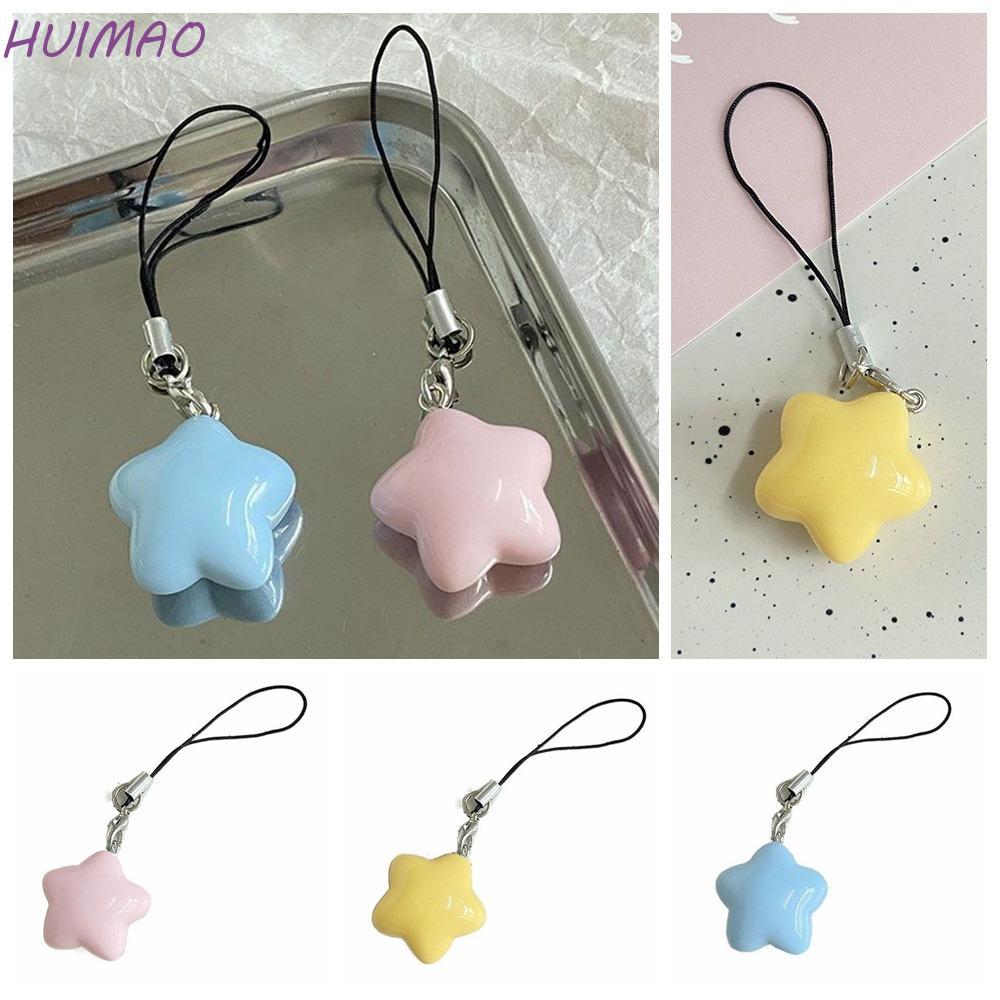HUIMAO Star Phone Strap, Star Phone Lanyard Phone Hanging Rope, Trend Pendant Style Universal Mobile