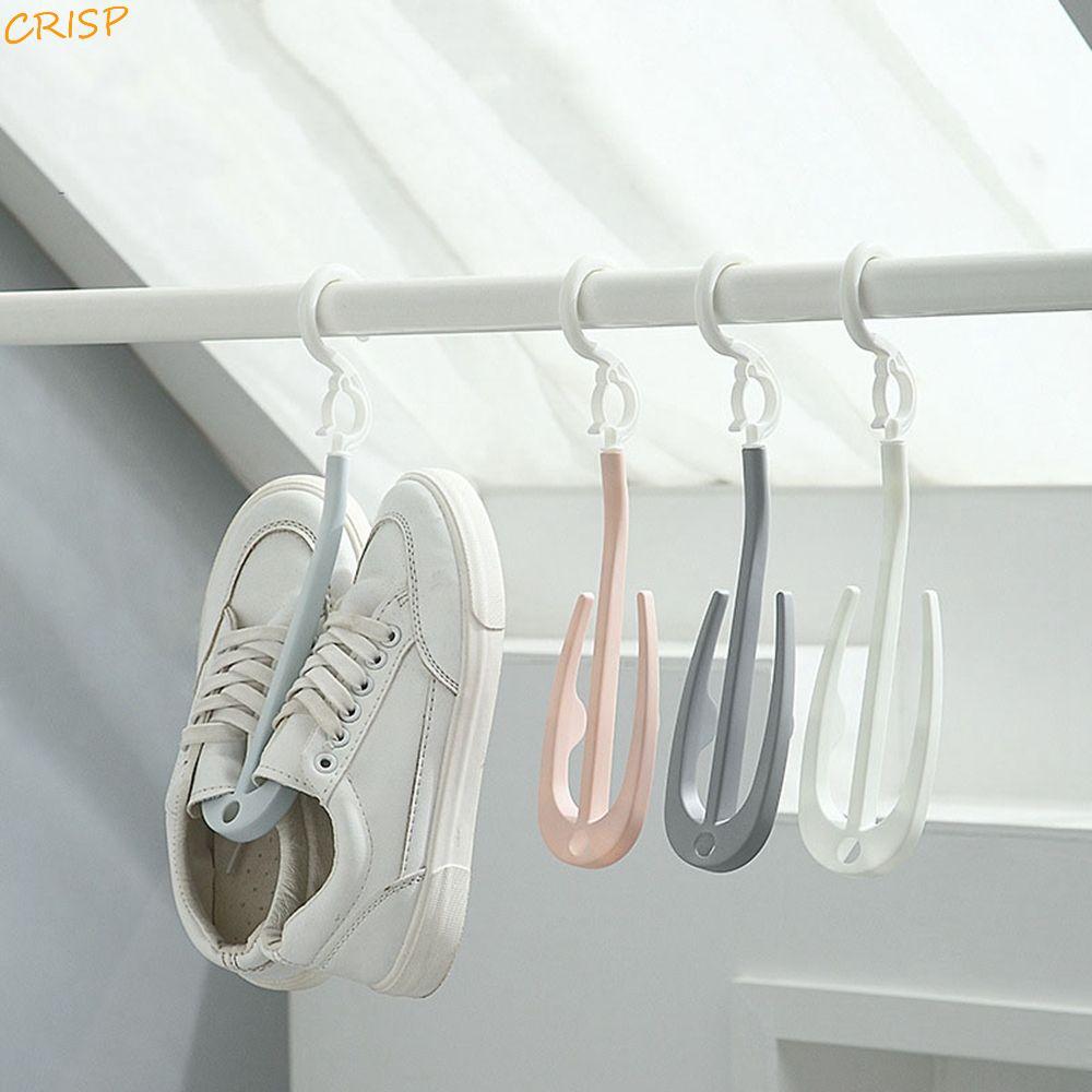 CRISP Drying Rack Laundry Storage Hanging Rack สําหรับรองเท้าตู้เสื้อผ้า Organizer ชั้นวางรองเท้า