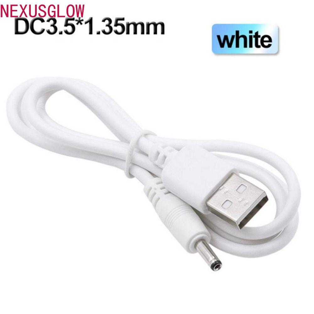 NEXUSGLOW Usb To Dc 3.5 มม.สาย Usb DC Usb To Dc 3.5 มม.3.5*1.35 มม.USB Barrel สายไฟอะแดปเตอร์สาย Cha