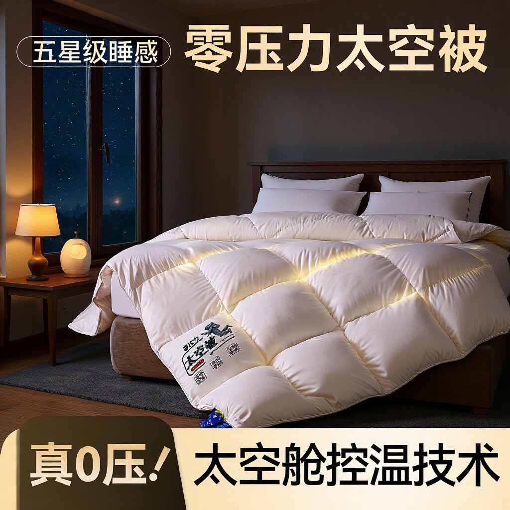 0 ความดัน Class A Air Gel Space Quilt โรงแรมลงผ้านวมกํามะหยี่ฤดูใบไม้ผลิฤดูร้อนผ้านวมหอพักหนาฤดูใบไม