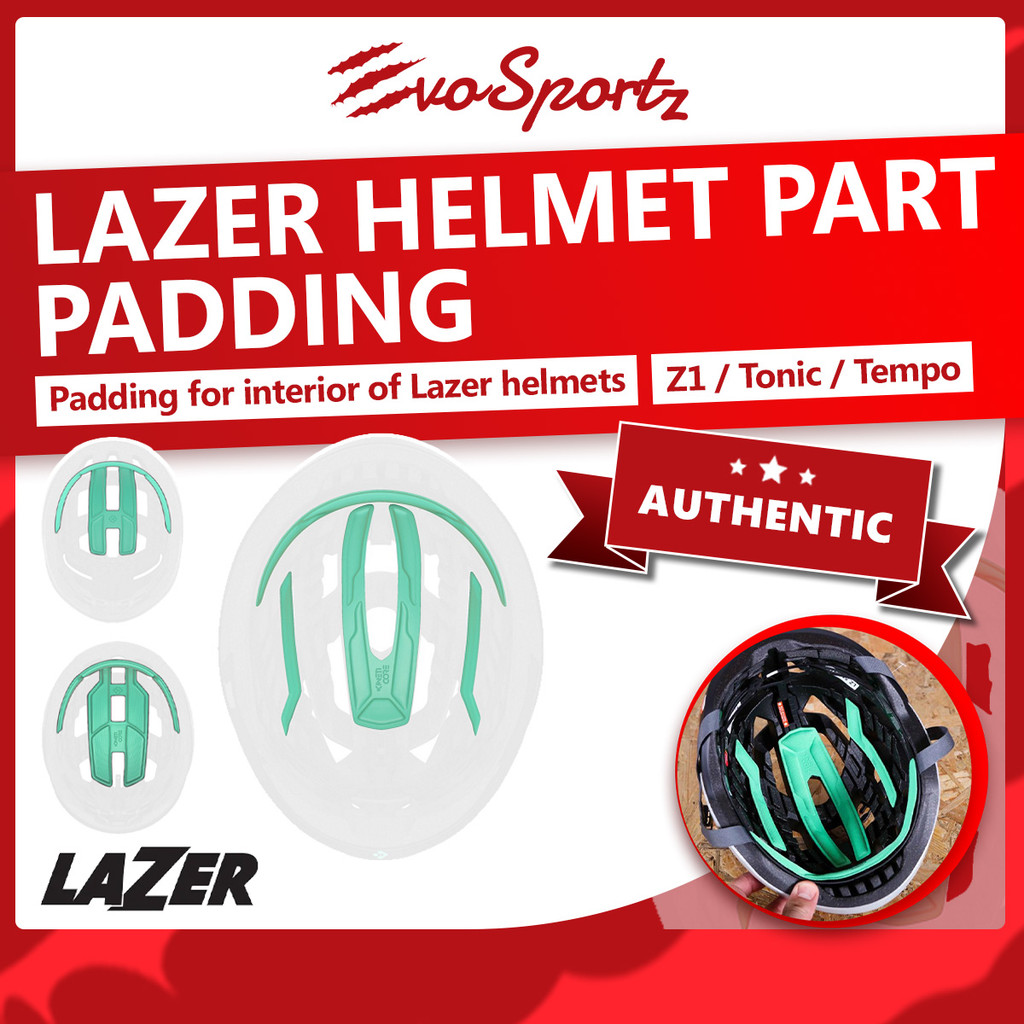 หมวกกันน็อค Lazer Part Padding Lazer หมวกกันน็อค Z1 / โทนิค / แผ่นเปลี่ยนจังหวะ
