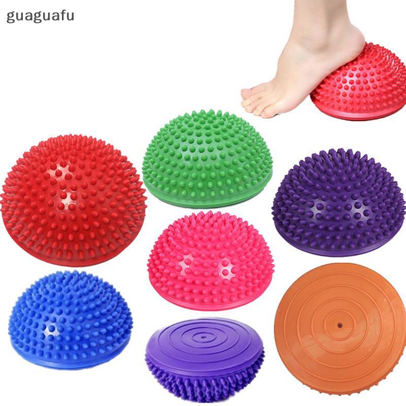 [guafu] Inflatable Half-Ball Massage Balance Training Ball Tactile Ball Fitness Ball Non-Slip Core T